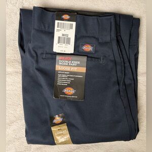 Dickies Flex Loose Fit Double-Knee Pants in Dark Blue [NEW WITH TAGS]